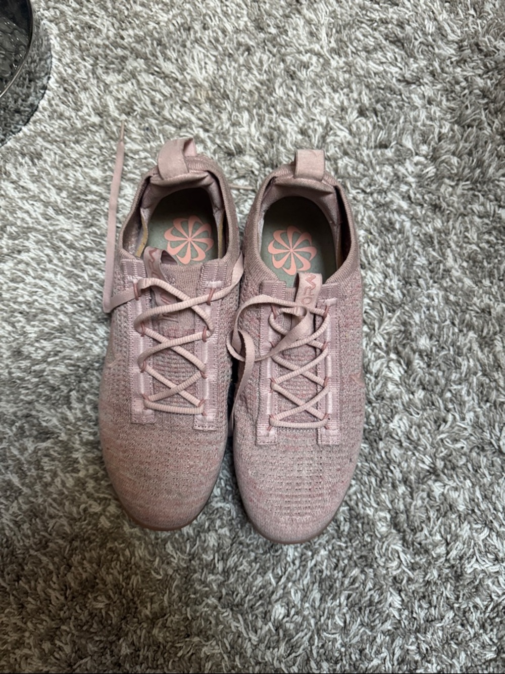 Nike Women’s Dusty Pink Knit Running Sneakers